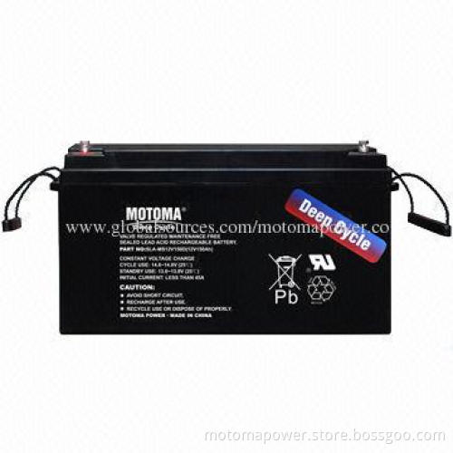 Solar VRLA Battery, 12V/150Ah, with Deep Cycle